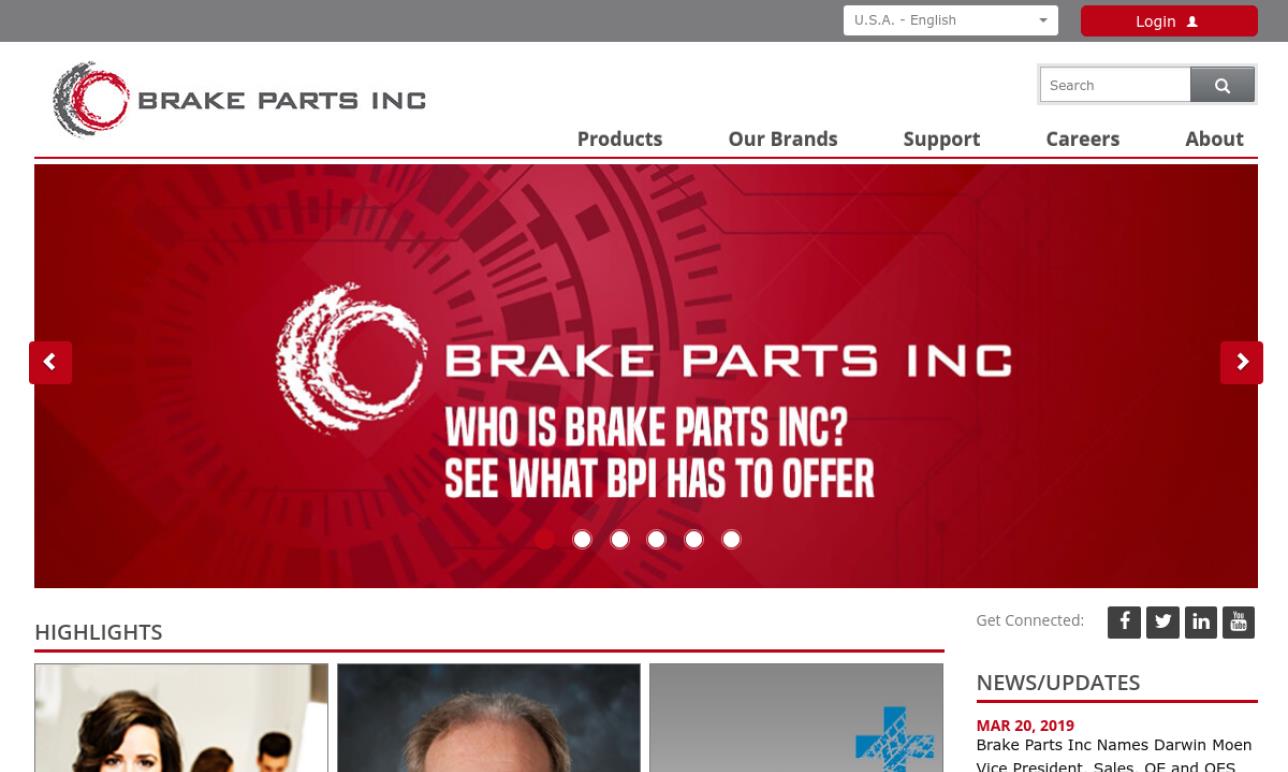 Brake Parts, Inc.