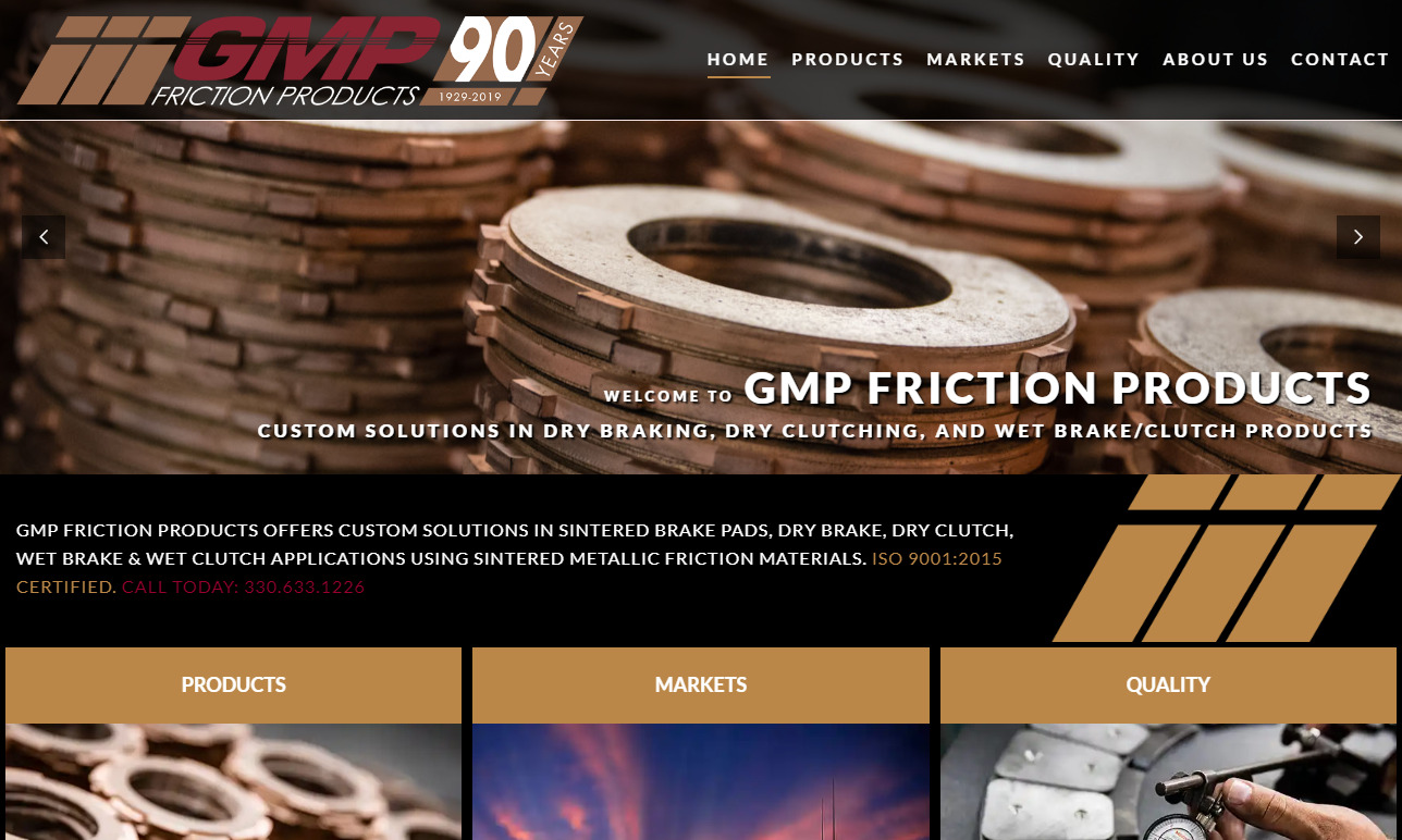 GMP Friction Products