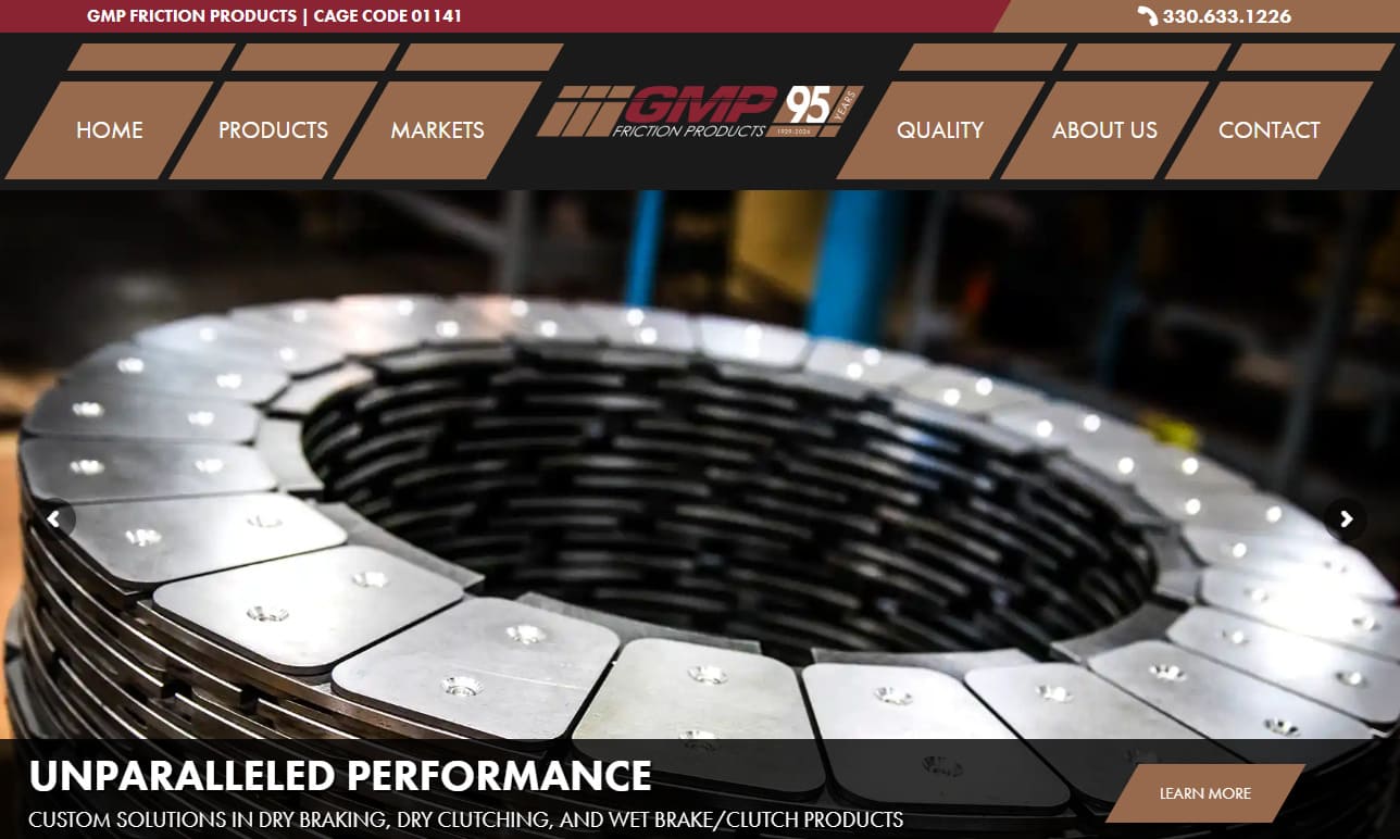GMP Friction Products GMP Friction Products